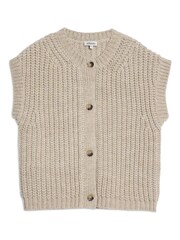 Albaray Cream Chunky Rib Waistcoat - Image 5 of 5