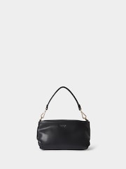 Negro - Osprey London The Carina Leather Black Shrug - Imagen 1 de 5