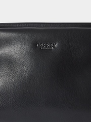 Negro - Osprey London The Carina Leather Black Shrug - Imagen 5 de 5