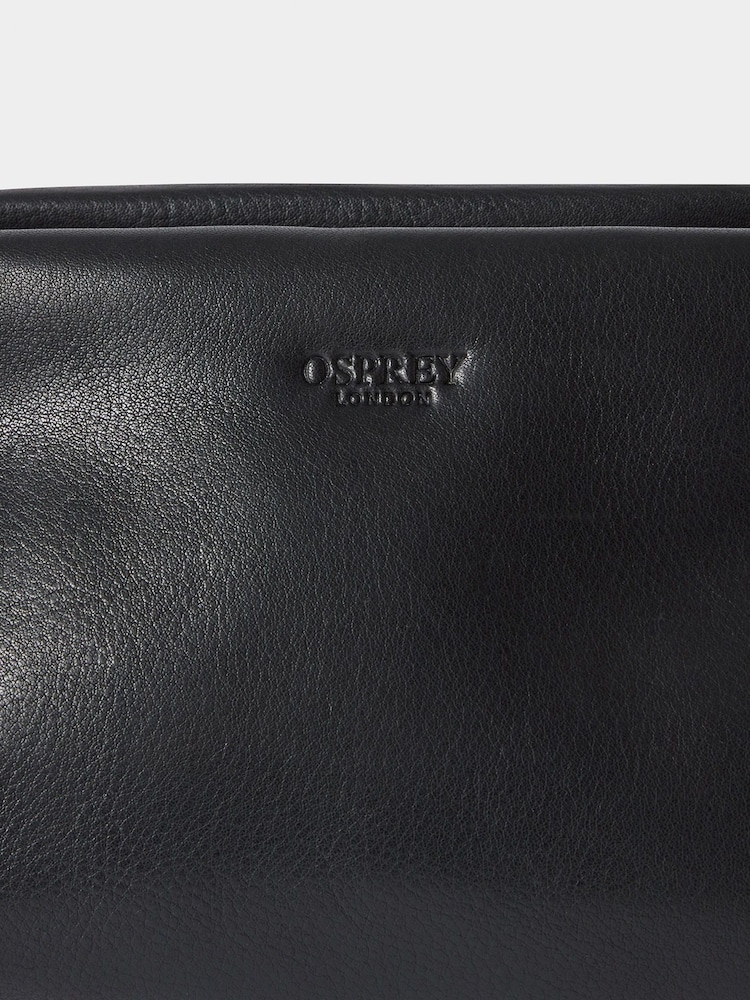 Negro - Osprey London The Carina Leather Black Shrug - Imagen 5 de 5