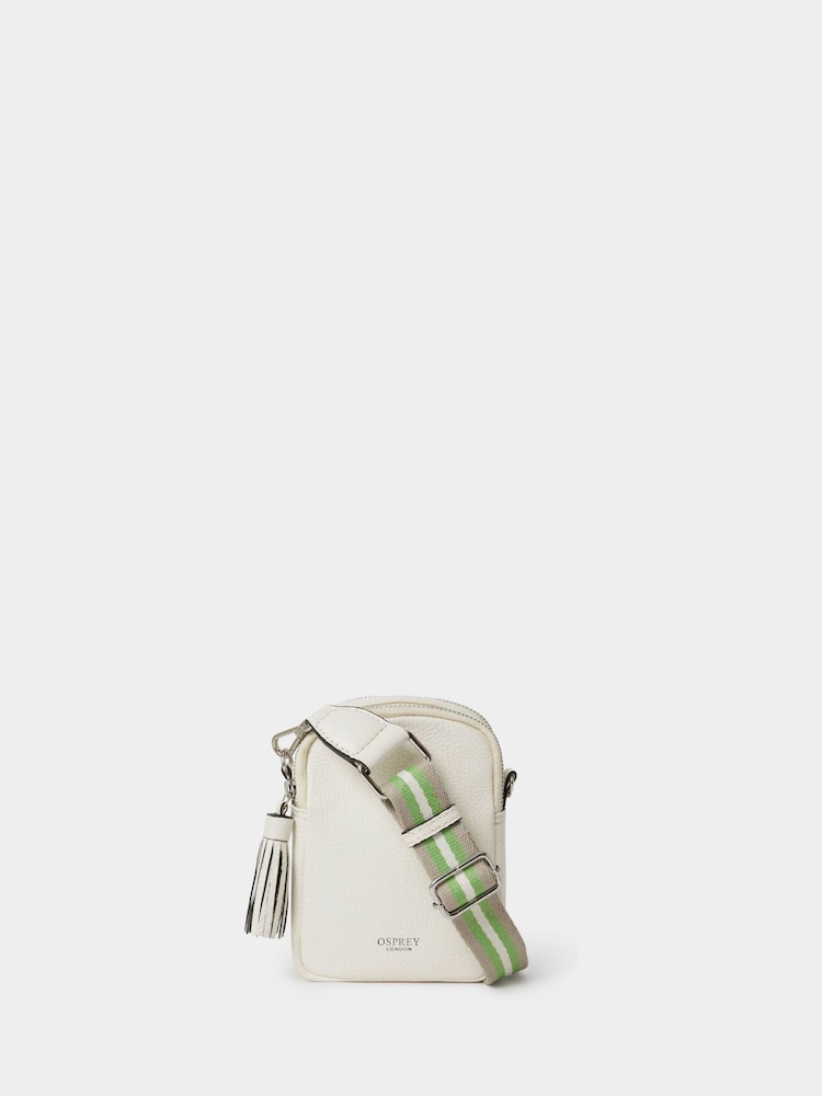 Osprey London The Stella Leather Phone White Bag - Image 1 of 5