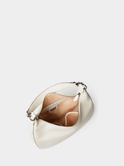 Osprey London Cream The Aspen Leather Crescent Bag - Image 4 of 5