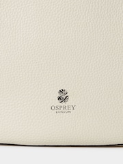 Osprey London Cream The Aspen Leather Crescent Bag - Image 5 of 5