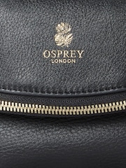 Osprey London The Milano Leather Blue Sling Bag - Image 4 of 5
