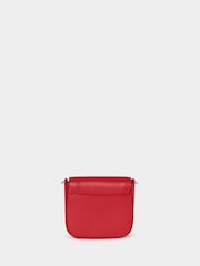 Osprey London Red The Elfin Mini Leather Cross-Body Bag - Image 2 of 5