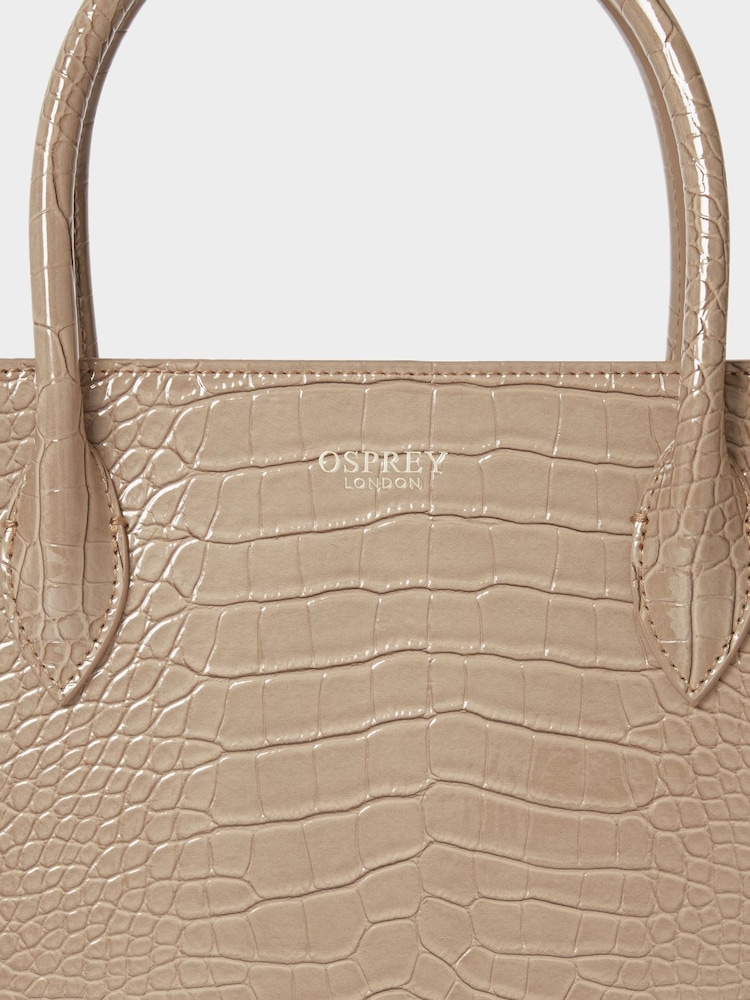 OSPREY LONDON The Fulham Faux Leather Grab Bag - Image 5 of 5