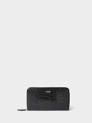 Osprey London Large Fulham Zip Around Black Purse - Image 1 of 5