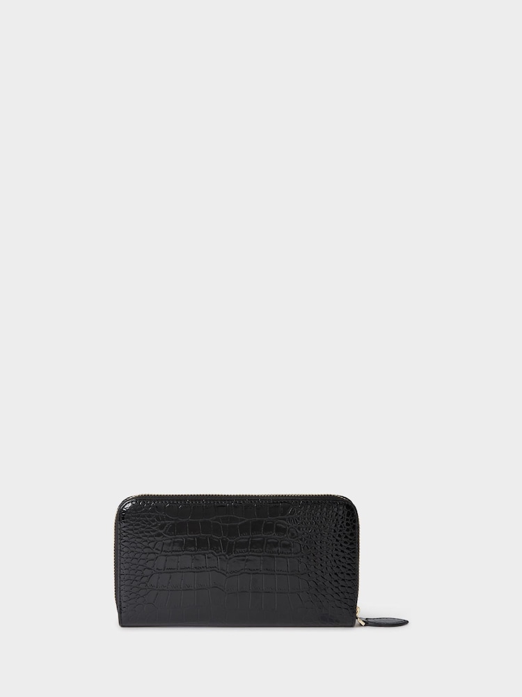 Osprey London Large Fulham Zip Around Black Purse - Image 2 of 5