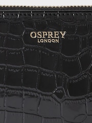 Osprey London Large Fulham Zip Around Black Purse - Image 5 of 5