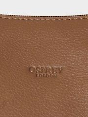 Osprey London The Kelso Leather Brown Sling Bag - Image 5 of 5