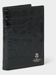 Osprey London The Wentworth Italian Leather Blue Passport Cover - Image 2 of 5