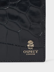 Osprey London The Wentworth Italian Leather Blue Passport Cover - Image 5 of 5