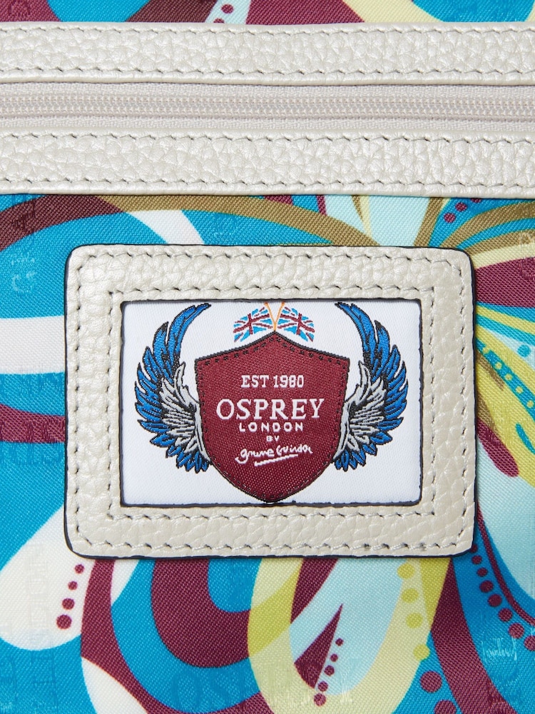 Osprey London Green The Hendrix Leather Sling Bag - Image 5 of 5
