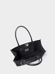 Osprey London The Gaddesden Canvas Black Tote Bag - Image 2 of 5