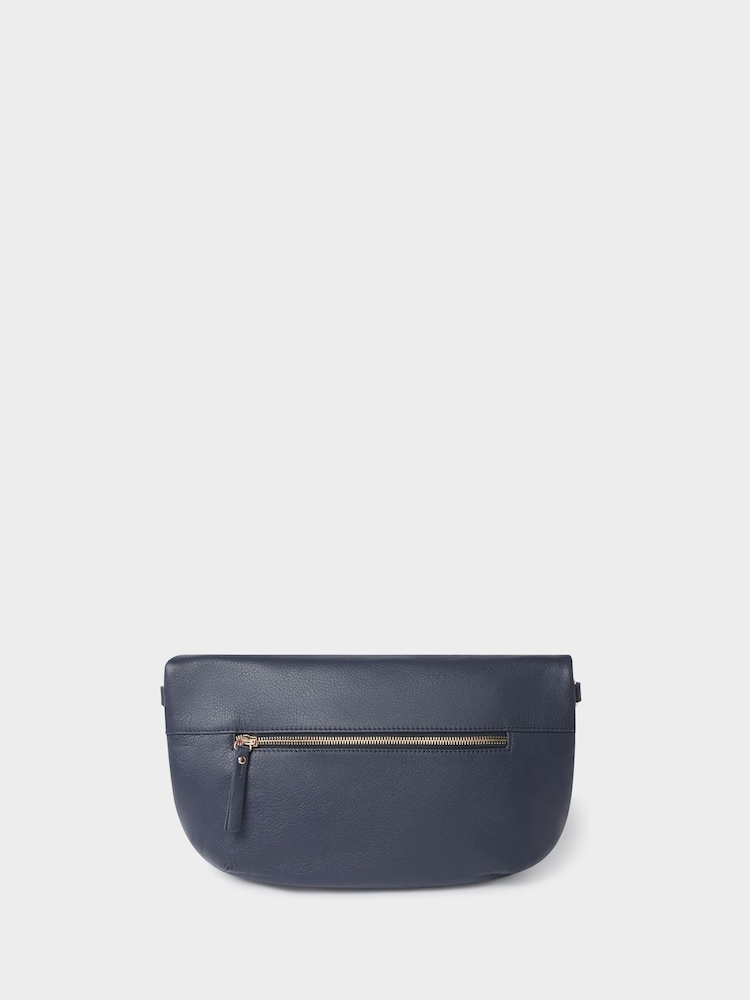 Osprey London The Milano Leather Blue Sling Bag - Image 2 of 5