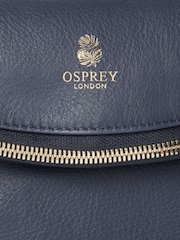 Osprey London The Milano Leather Blue Sling Bag - Image 4 of 5