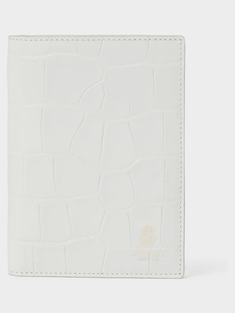 Osprey London The Wentworth Italian Leather Blue Passport Cover - Image 2 of 5