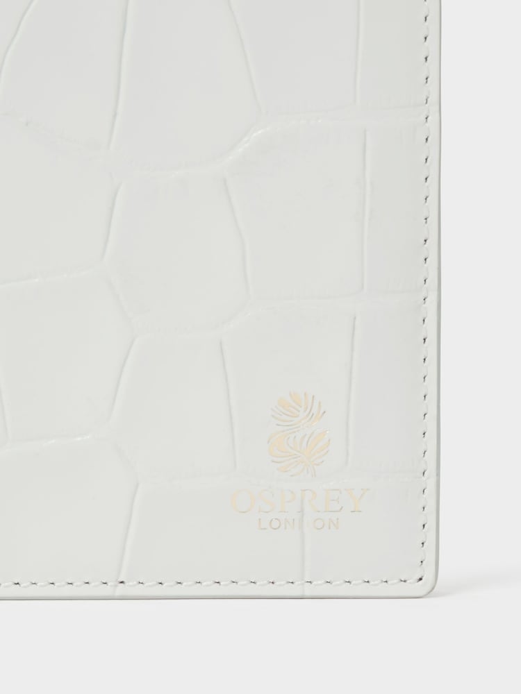 Osprey London The Wentworth Italian Leather Blue Passport Cover - Image 5 of 5