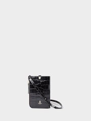 Osprey London The Wentworth Italian Leather Phone Black Bag - Image 1 of 5