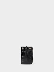 Osprey London The Wentworth Italian Leather Phone Black Bag - Image 2 of 5