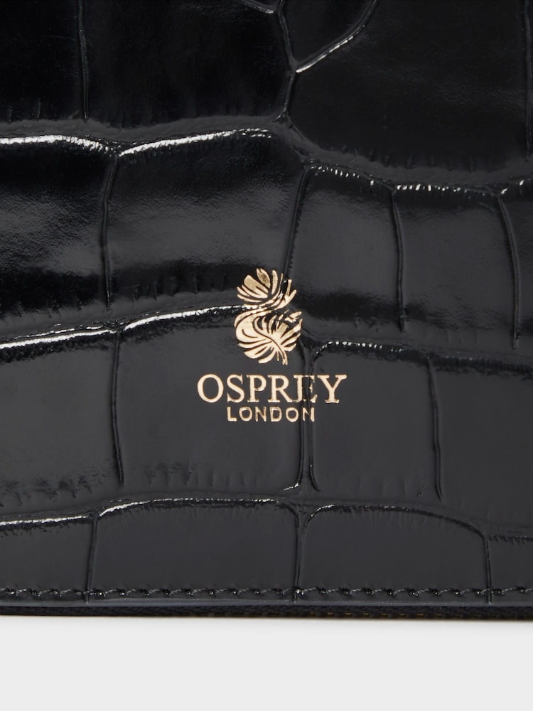Osprey London The Wentworth Italian Leather Phone Black Bag - Image 5 of 5