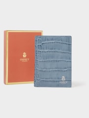 Osprey London The Wentworth Italian Leather Blue Passport Cover - Image 1 of 5