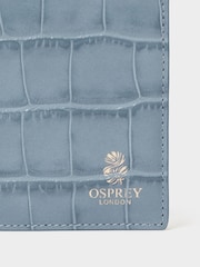 Osprey London The Wentworth Italian Leather Blue Passport Cover - Image 5 of 5
