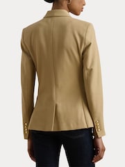Lauren Ralph Lauren Anfisa Crest Logo Blazer Brown Jacket - Image 6 of 9