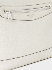 Osprey London Silver The Hendrix Leather Hobo Bag - Image 5 of 5