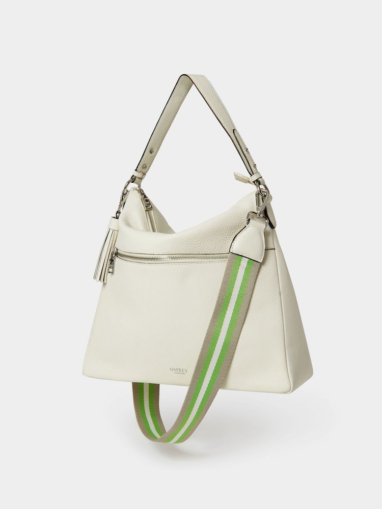 Osprey London The Stella Leather Hobo Pink  Bag - Image 1 of 5
