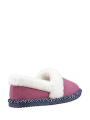 Hush Puppies Pink Ariel Slippers - Image 3 of 5