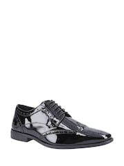 Hush Puppies Elliot Black Brogues Patent - Image 3 of 5
