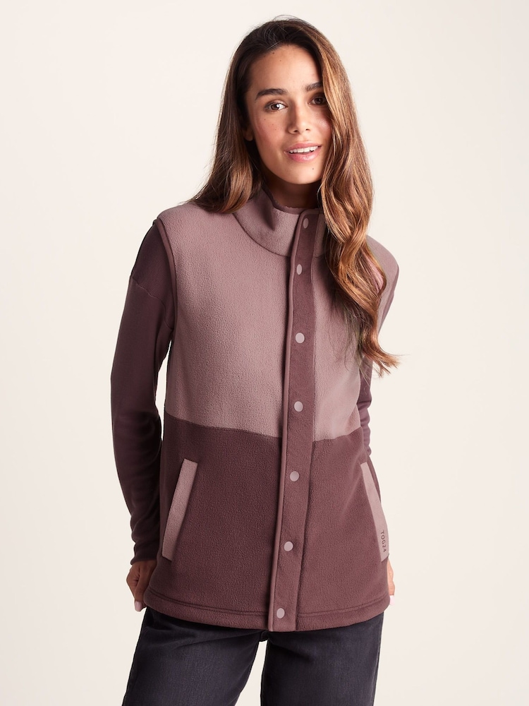 Tog 24 Purple Womens Tunston Fleece Gilet - Image 2 of 7
