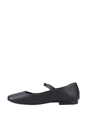Hush Puppies Pasha Leather Black Ballerinas - Image 2 of 5