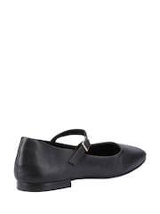 Hush Puppies Pasha Leather Black Ballerinas - Image 4 of 5