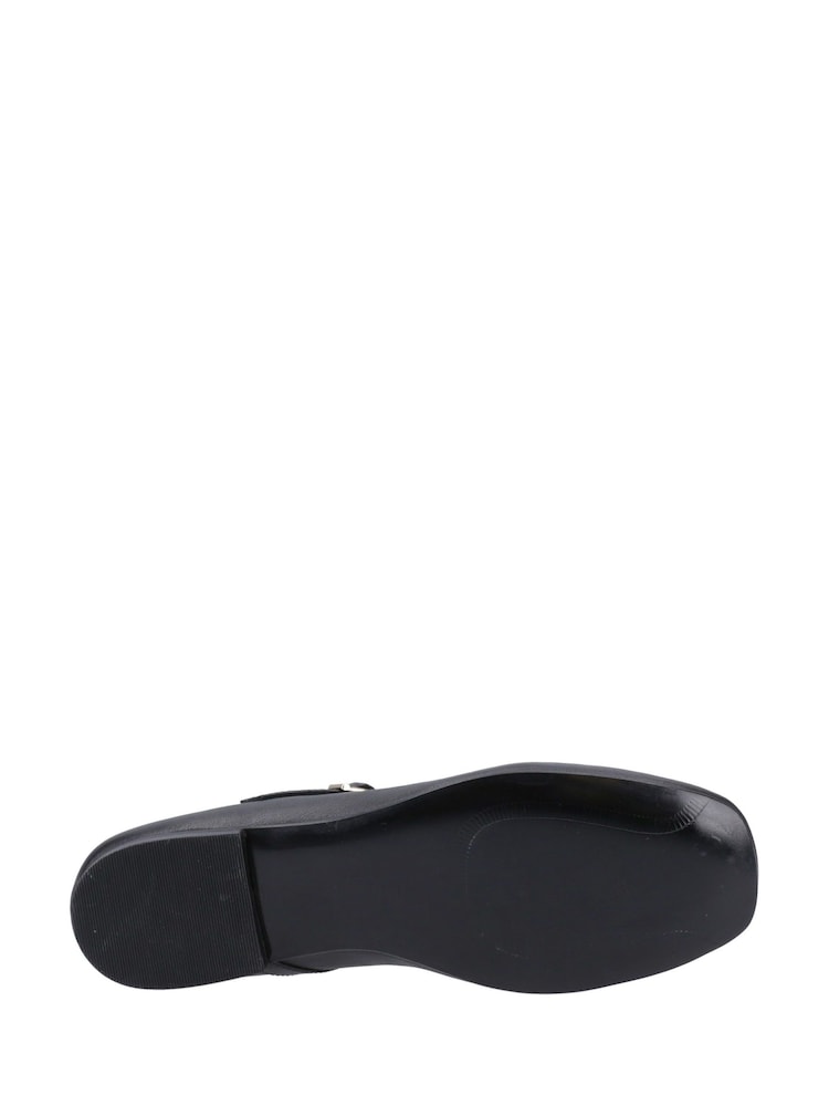 Hush Puppies Pasha Leather Black Ballerinas - Image 5 of 5