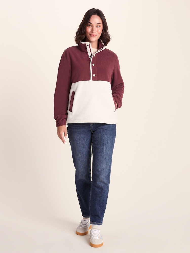 Tog 24 Cream Womens Symes 1/2 Neck Fleece - Image 1 of 7 Tog 24 Cream Womens Symes 1/2 Neck Fleece - Image 1 of 7