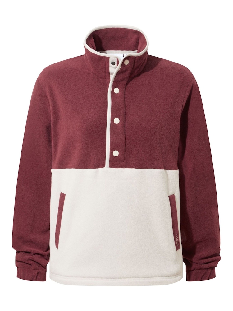 Tog 24 Cream Womens Symes 1/2 Neck Fleece - Image 7 of 7 Tog 24 Cream Womens Symes 1/2 Neck Fleece - Image 7 of 7