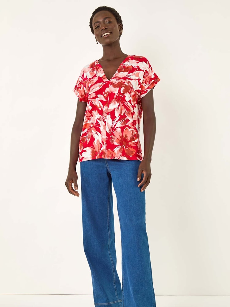 Camiseta Roman Floral Print com gola alta - Imagem 2 de 5
