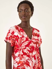 Camiseta Roman Floral Print com gola alta - Imagem 4 de 5