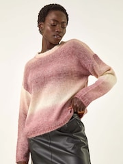 Roman Space Dye Stripe Knit Jumper - Imagem 1 de 5