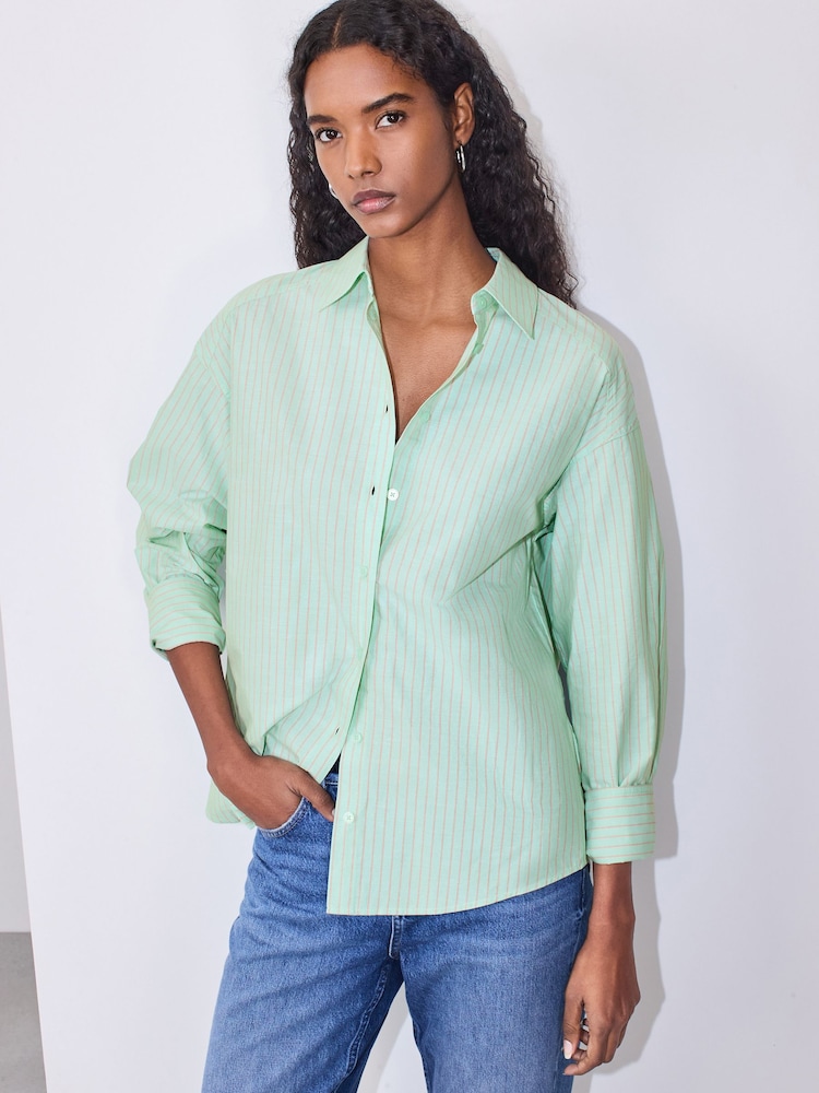 mint green dress shirt womens DREAM Cinematic Satin Midi Dress Pistachio Green / M+