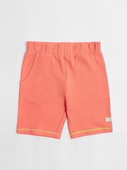 GEN Orange Seersucker Shorts and T-Shirt Set - Image 3 of 4