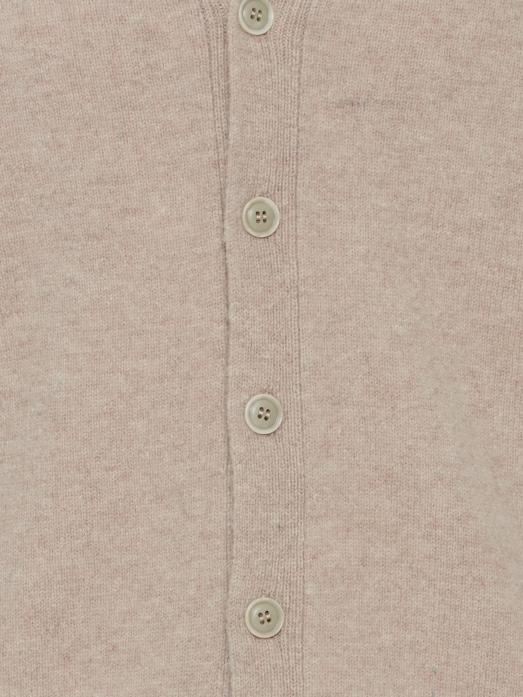 Casual Friday Cream Karl Lambswool Knitted Cardigan - Image 6 of 6 Casual Friday Cream Karl Lambswool Knitted Cardigan - Image 6 of 6