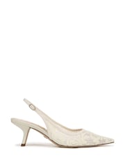 Sam Edelman Ivory Lace Biankaslmsh 3 Regular Fit Slingback Shoes - Image 1 of 7