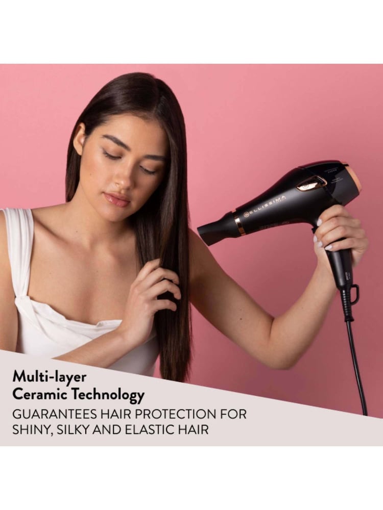 Bellissima Black Ceramic Hair Dryer - Image 2 of 5 Bellissima Black Ceramic Hair Dryer - Image 2 of 5