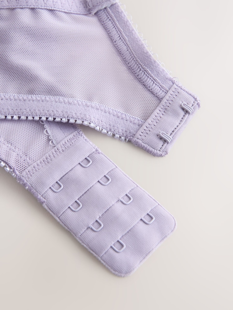 Cream/Lilac/Peach Total Support Full Cup Lace Ultimate Comfort Bras 3 Pack - Image 6 of 6