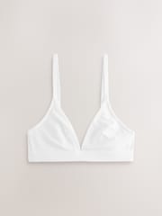 黑色/白色/粉彩玫瑰裸色 - 棉混紡極致舒適胸圍 3 件裝 - 圖片 8/11