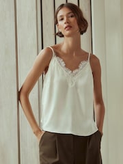 Ecru Satin Lace Cami Top - Image 5 of 5