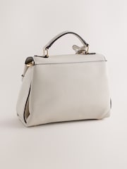 White Belted Hand Held Bag - Image 5 of 8